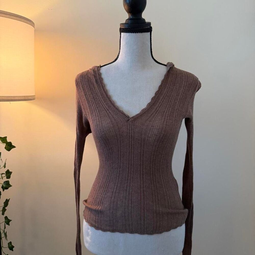 Unbranded Women's Brown and Tan Jumper